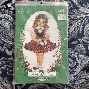 1981 Little Darlings Enchanted Forest Girl One Pc VTG Dress Pattern 124  SZ 5-8‎